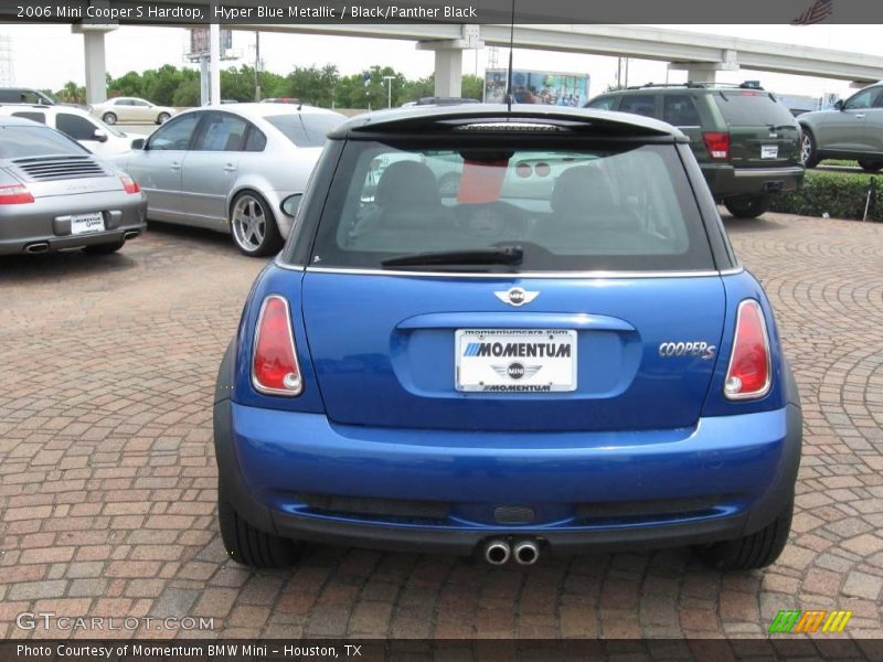 Hyper Blue Metallic / Black/Panther Black 2006 Mini Cooper S Hardtop