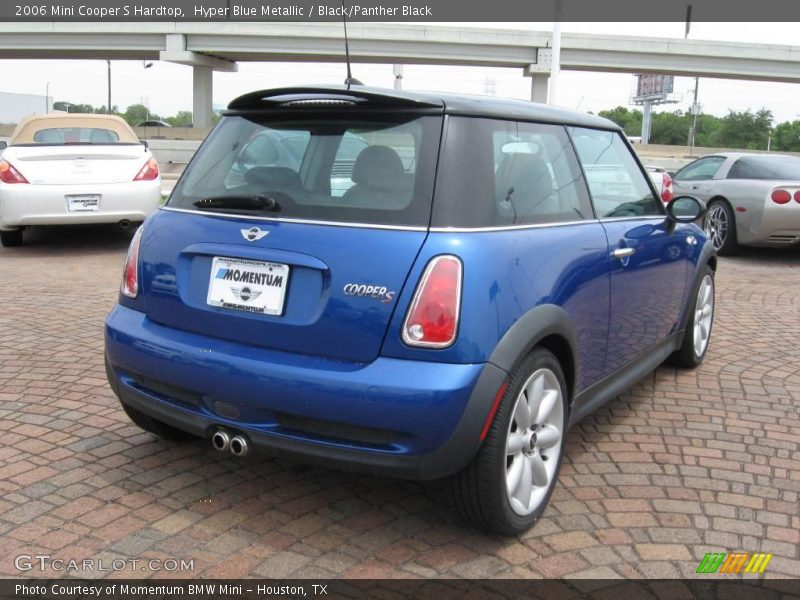 Hyper Blue Metallic / Black/Panther Black 2006 Mini Cooper S Hardtop