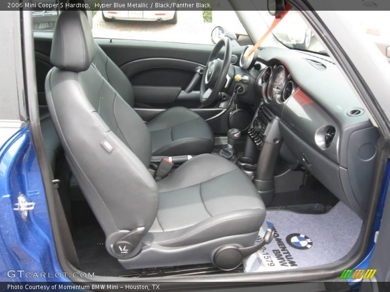 Hyper Blue Metallic / Black/Panther Black 2006 Mini Cooper S Hardtop