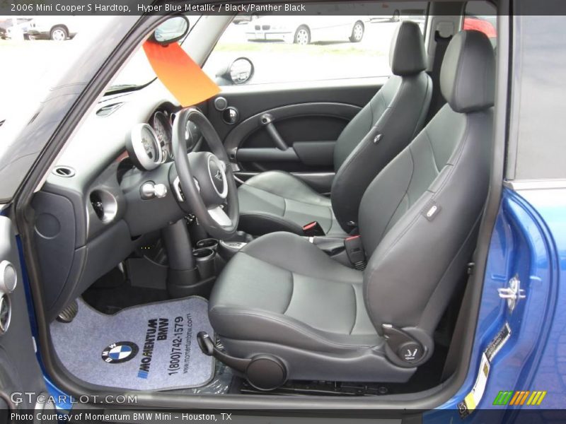 Hyper Blue Metallic / Black/Panther Black 2006 Mini Cooper S Hardtop