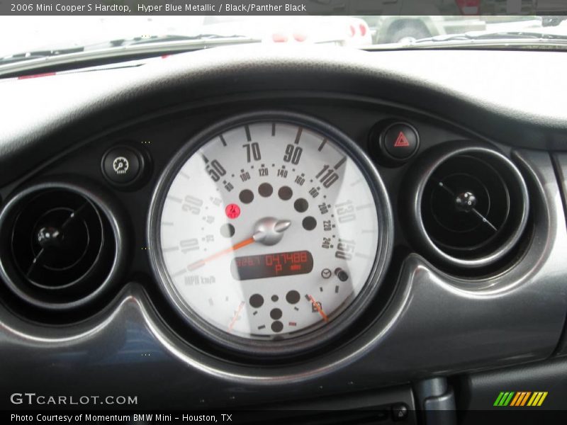Hyper Blue Metallic / Black/Panther Black 2006 Mini Cooper S Hardtop