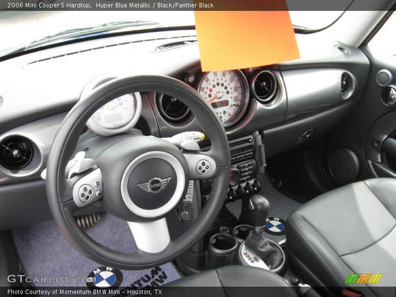 Hyper Blue Metallic / Black/Panther Black 2006 Mini Cooper S Hardtop