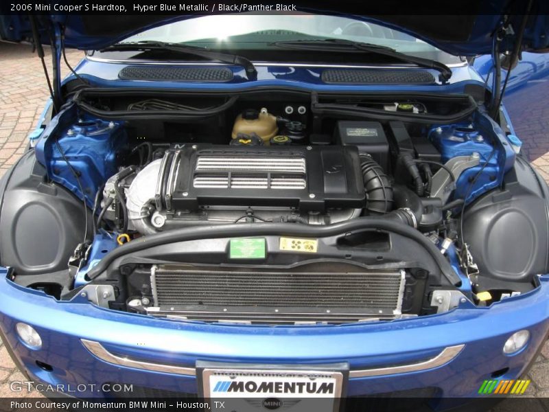 Hyper Blue Metallic / Black/Panther Black 2006 Mini Cooper S Hardtop