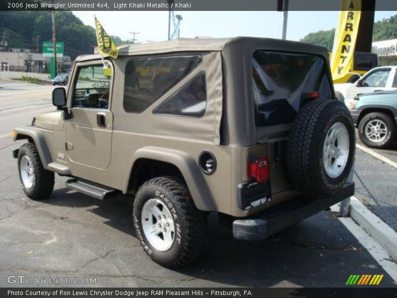 Light Khaki Metallic / Khaki 2006 Jeep Wrangler Unlimited 4x4