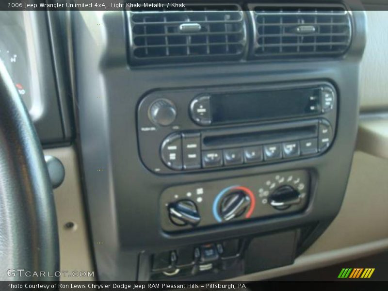 Light Khaki Metallic / Khaki 2006 Jeep Wrangler Unlimited 4x4