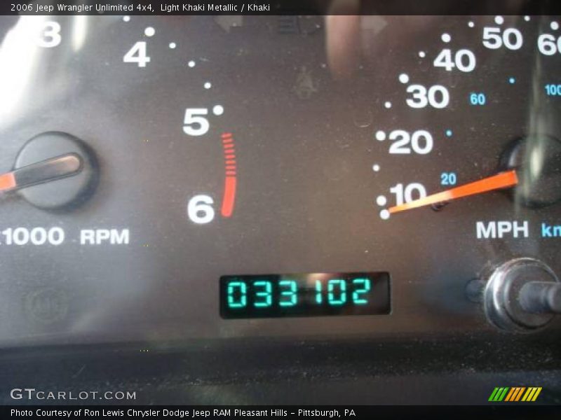 Light Khaki Metallic / Khaki 2006 Jeep Wrangler Unlimited 4x4