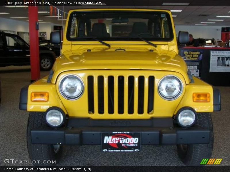 Solar Yellow / Dark Slate Gray 2006 Jeep Wrangler X 4x4