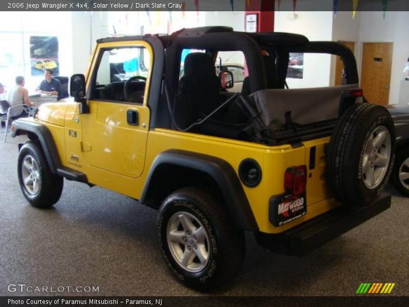 Solar Yellow / Dark Slate Gray 2006 Jeep Wrangler X 4x4