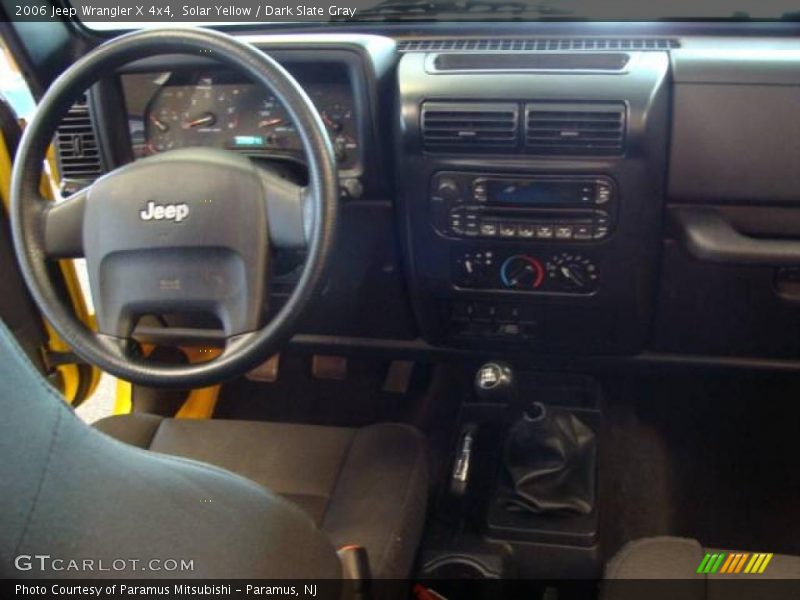 Solar Yellow / Dark Slate Gray 2006 Jeep Wrangler X 4x4