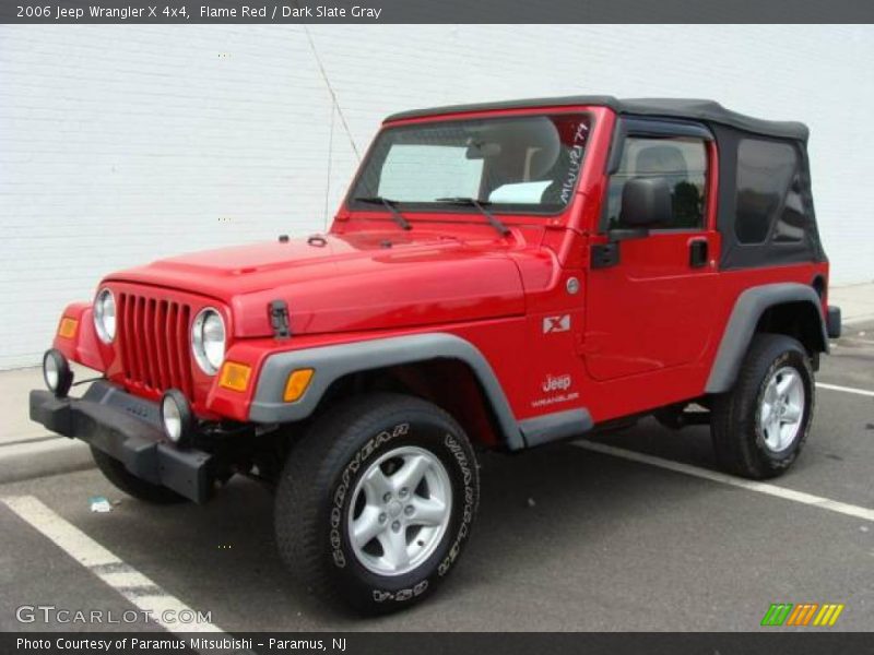 Flame Red / Dark Slate Gray 2006 Jeep Wrangler X 4x4