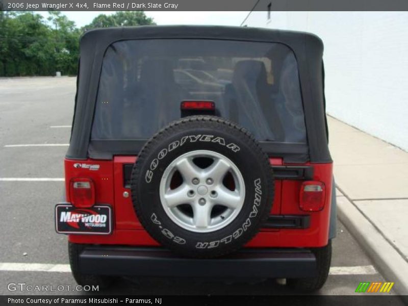 Flame Red / Dark Slate Gray 2006 Jeep Wrangler X 4x4