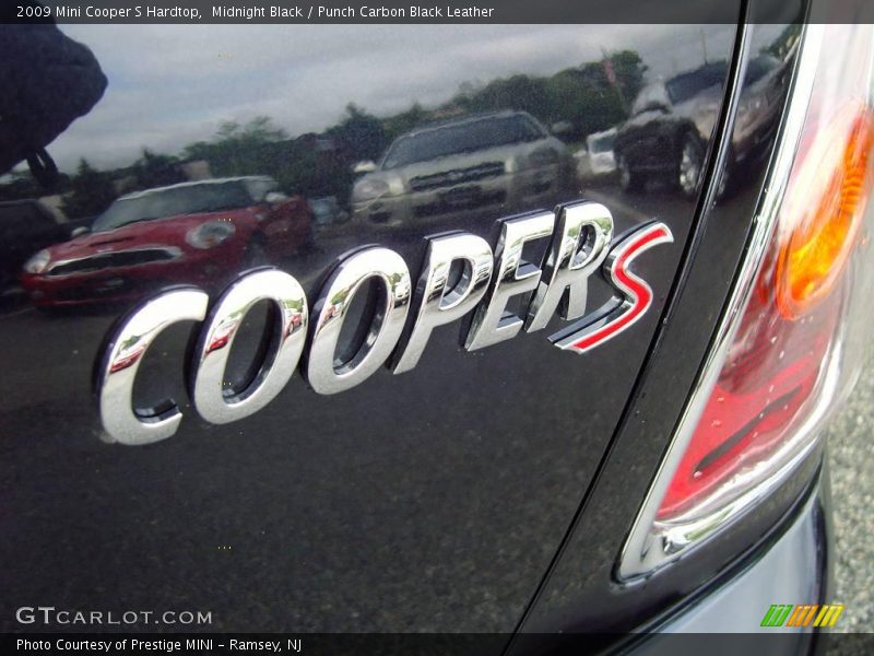 Midnight Black / Punch Carbon Black Leather 2009 Mini Cooper S Hardtop