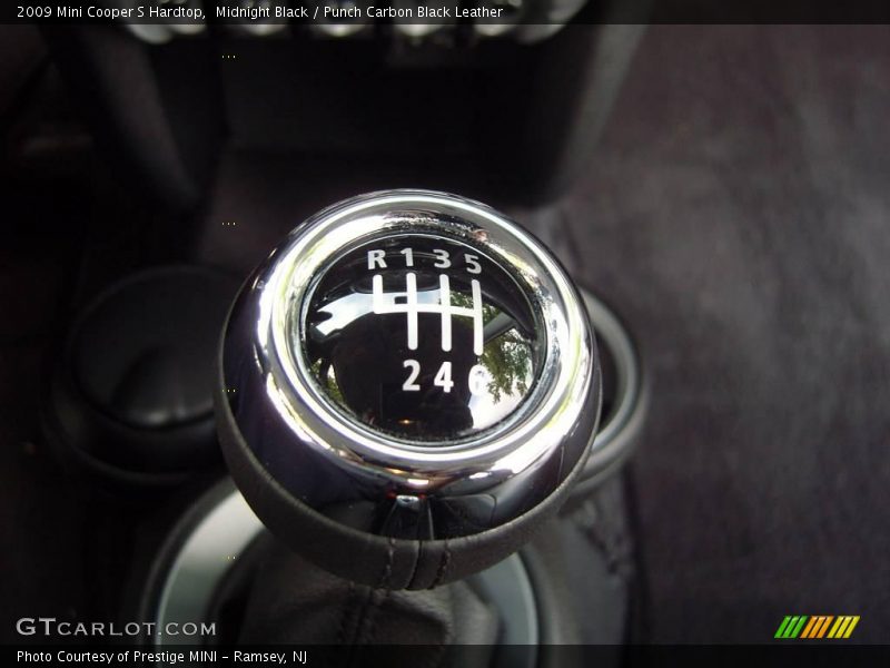 Midnight Black / Punch Carbon Black Leather 2009 Mini Cooper S Hardtop