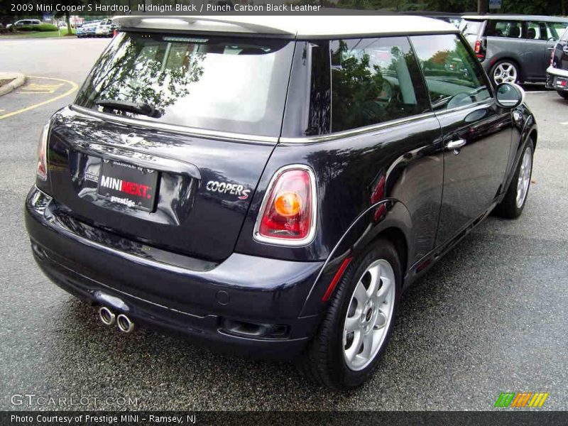 Midnight Black / Punch Carbon Black Leather 2009 Mini Cooper S Hardtop