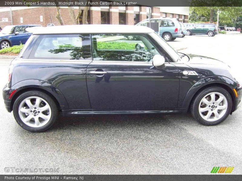 Midnight Black / Punch Carbon Black Leather 2009 Mini Cooper S Hardtop
