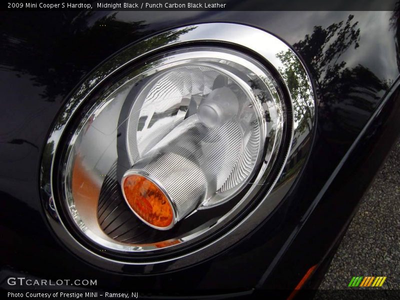 Midnight Black / Punch Carbon Black Leather 2009 Mini Cooper S Hardtop