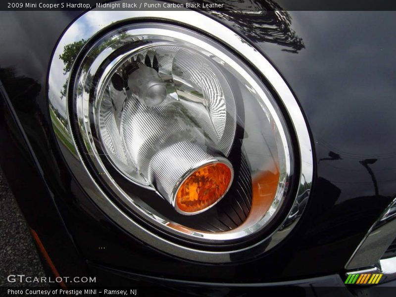 Midnight Black / Punch Carbon Black Leather 2009 Mini Cooper S Hardtop