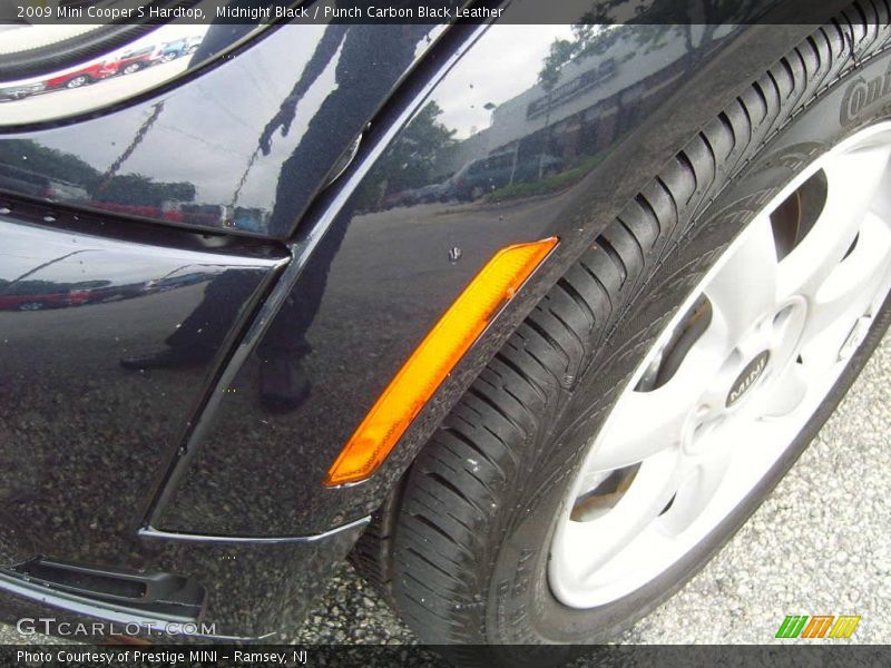 Midnight Black / Punch Carbon Black Leather 2009 Mini Cooper S Hardtop