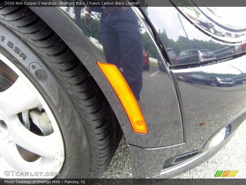 Midnight Black / Punch Carbon Black Leather 2009 Mini Cooper S Hardtop