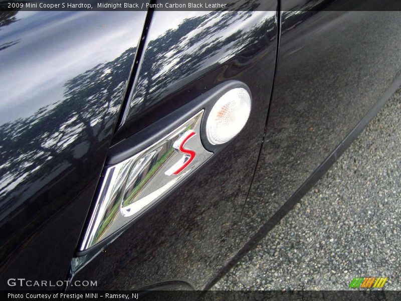 Midnight Black / Punch Carbon Black Leather 2009 Mini Cooper S Hardtop