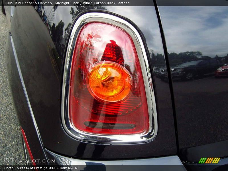 Midnight Black / Punch Carbon Black Leather 2009 Mini Cooper S Hardtop
