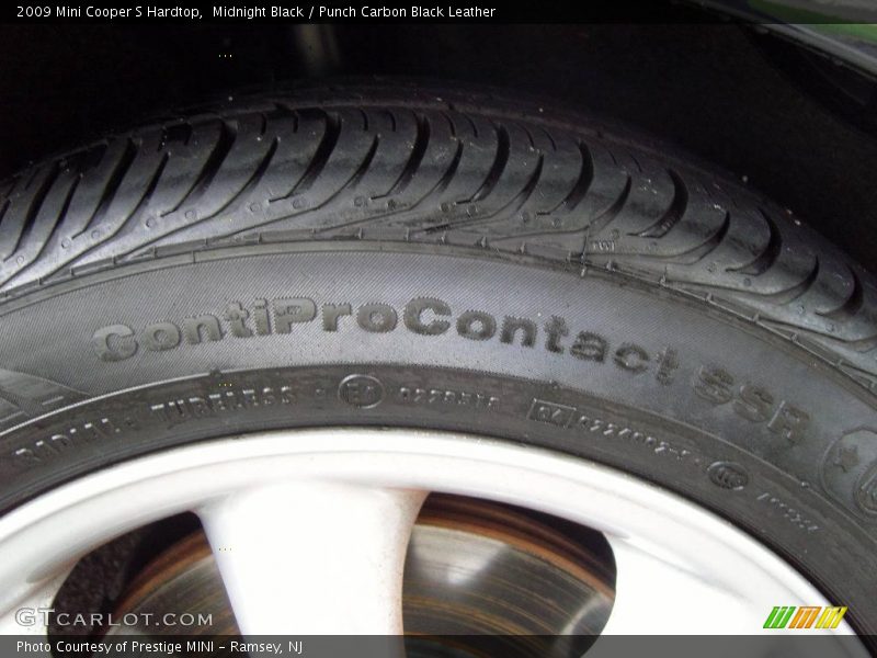 Midnight Black / Punch Carbon Black Leather 2009 Mini Cooper S Hardtop
