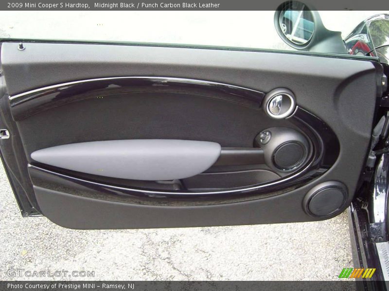 Midnight Black / Punch Carbon Black Leather 2009 Mini Cooper S Hardtop