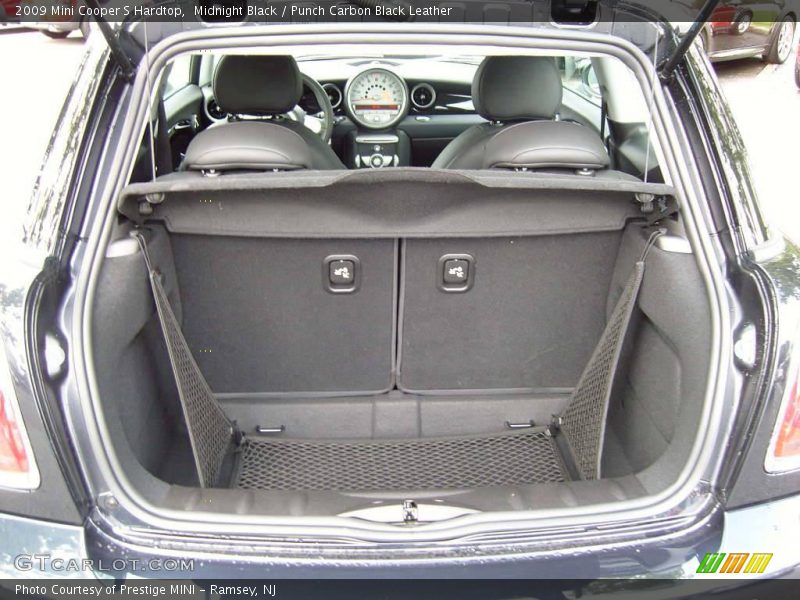 Midnight Black / Punch Carbon Black Leather 2009 Mini Cooper S Hardtop
