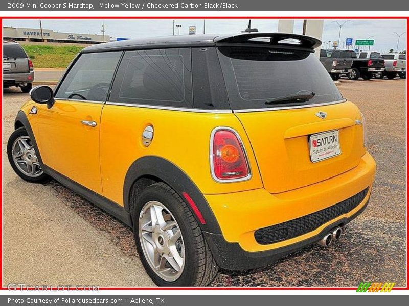 Mellow Yellow / Checkered Carbon Black/Black 2009 Mini Cooper S Hardtop