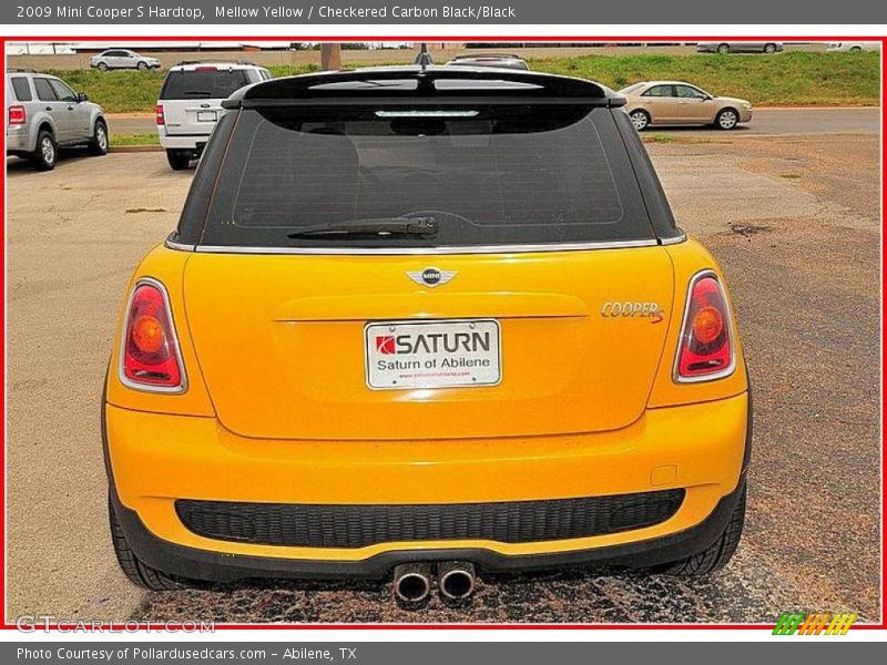 Mellow Yellow / Checkered Carbon Black/Black 2009 Mini Cooper S Hardtop