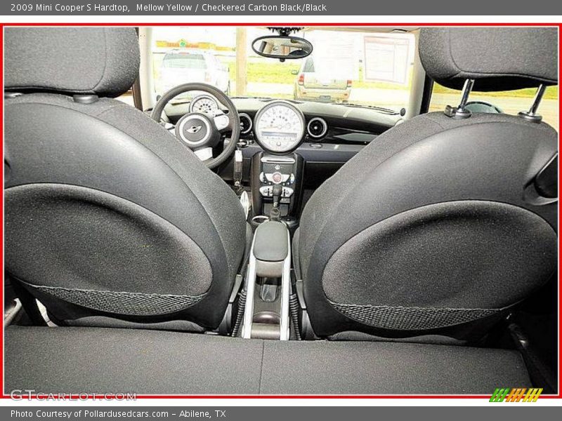 Mellow Yellow / Checkered Carbon Black/Black 2009 Mini Cooper S Hardtop