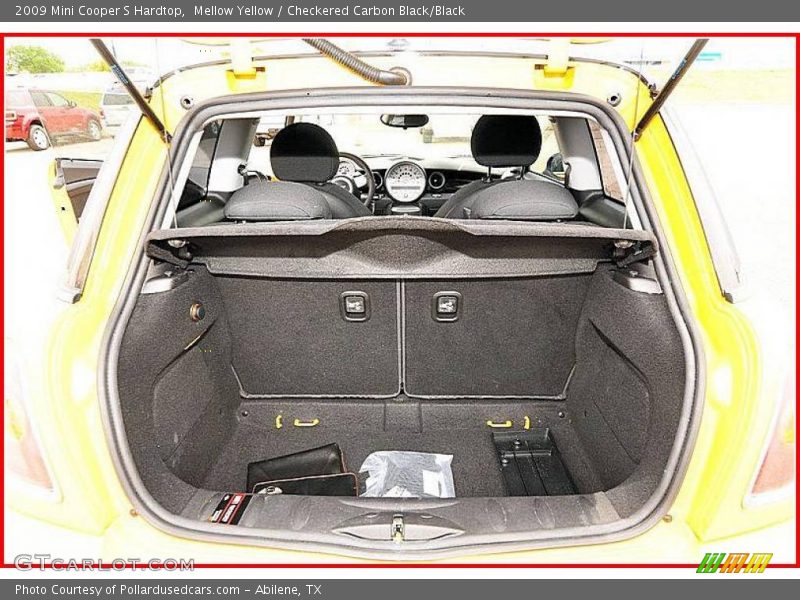 Mellow Yellow / Checkered Carbon Black/Black 2009 Mini Cooper S Hardtop