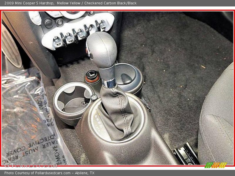 Mellow Yellow / Checkered Carbon Black/Black 2009 Mini Cooper S Hardtop
