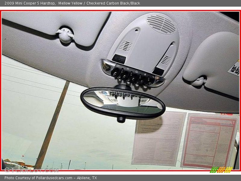 Mellow Yellow / Checkered Carbon Black/Black 2009 Mini Cooper S Hardtop