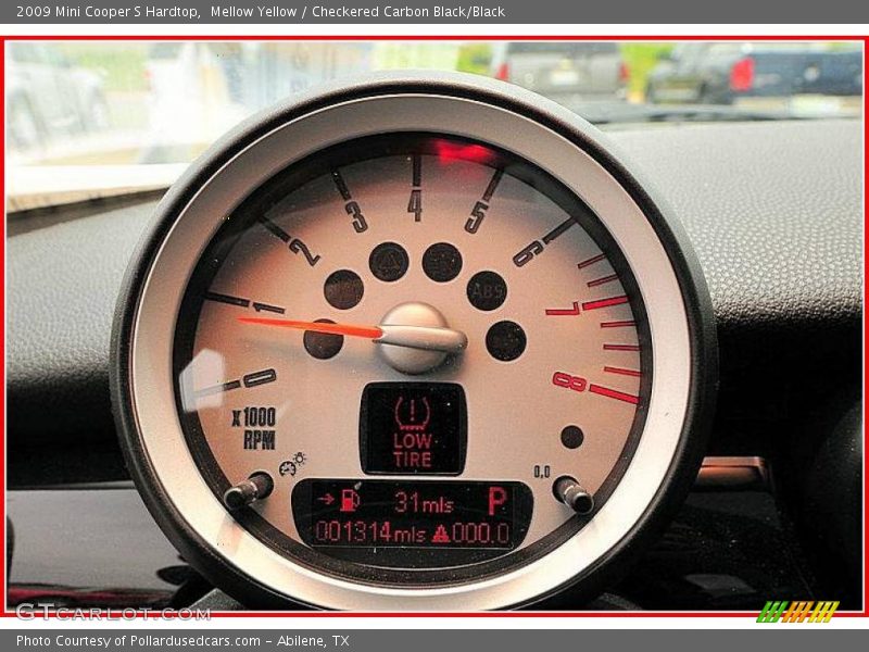 Mellow Yellow / Checkered Carbon Black/Black 2009 Mini Cooper S Hardtop