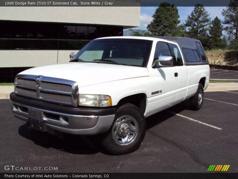 Stone White / Gray 1996 Dodge Ram 2500 ST Extended Cab