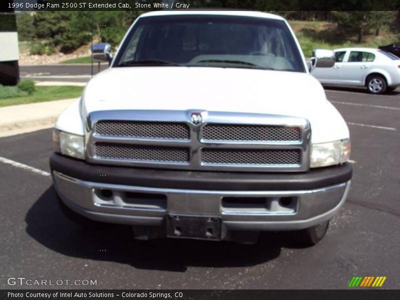 Stone White / Gray 1996 Dodge Ram 2500 ST Extended Cab