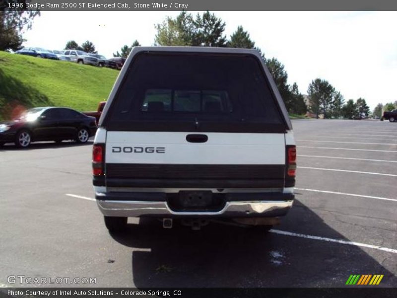 Stone White / Gray 1996 Dodge Ram 2500 ST Extended Cab