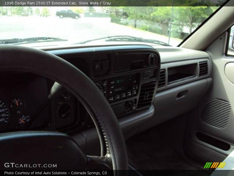 Stone White / Gray 1996 Dodge Ram 2500 ST Extended Cab