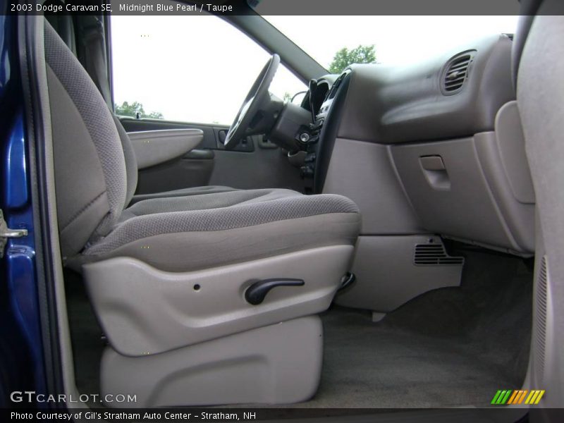 Midnight Blue Pearl / Taupe 2003 Dodge Caravan SE