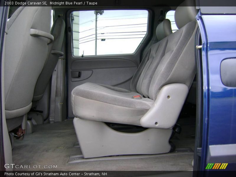 Midnight Blue Pearl / Taupe 2003 Dodge Caravan SE