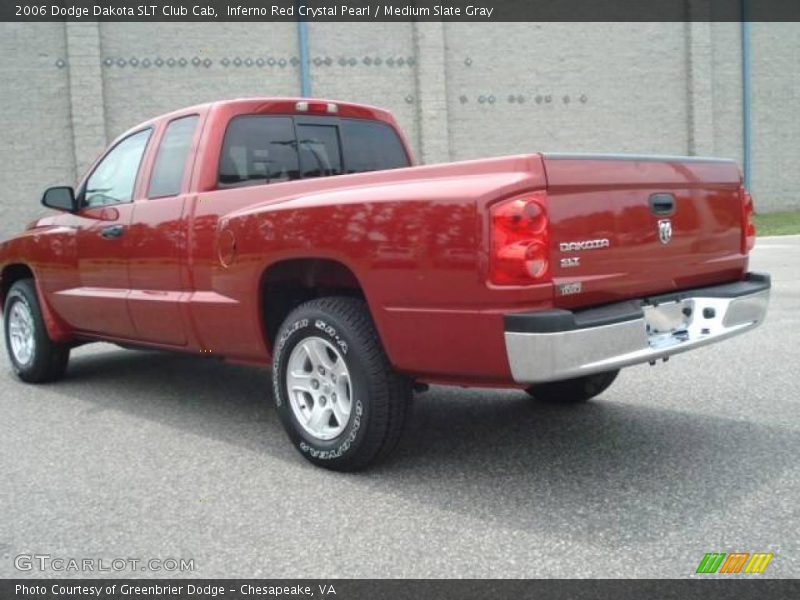 Inferno Red Crystal Pearl / Medium Slate Gray 2006 Dodge Dakota SLT Club Cab