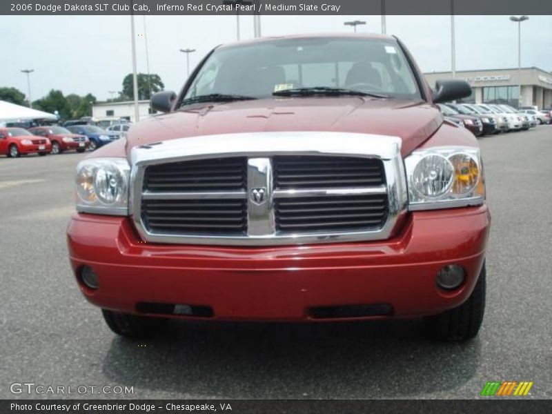 Inferno Red Crystal Pearl / Medium Slate Gray 2006 Dodge Dakota SLT Club Cab