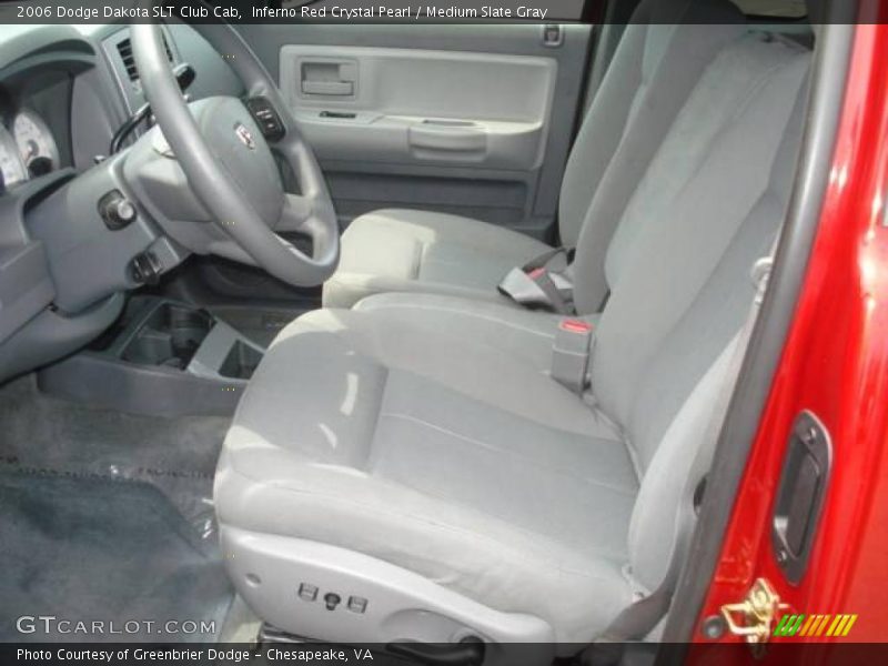 Inferno Red Crystal Pearl / Medium Slate Gray 2006 Dodge Dakota SLT Club Cab