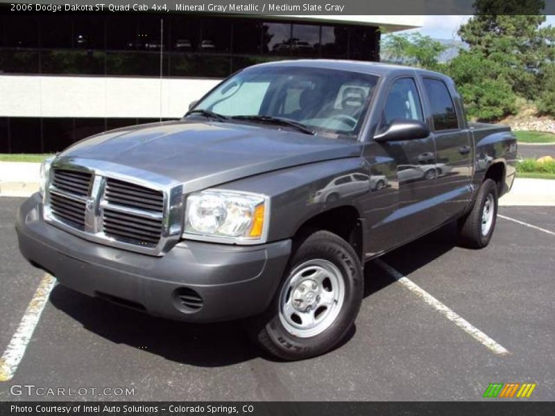 Mineral Gray Metallic / Medium Slate Gray 2006 Dodge Dakota ST Quad Cab 4x4