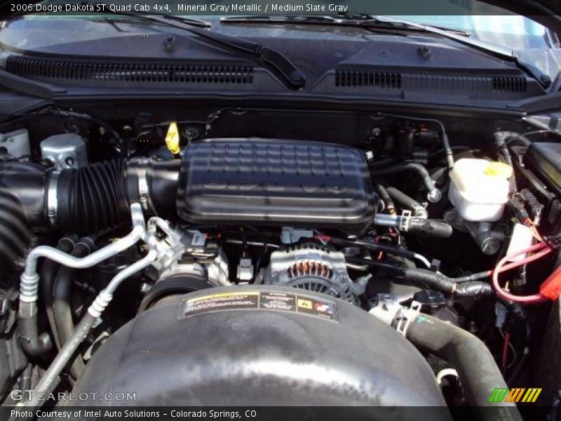 Mineral Gray Metallic / Medium Slate Gray 2006 Dodge Dakota ST Quad Cab 4x4