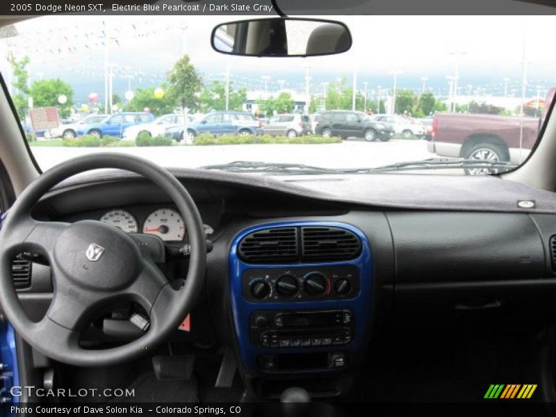 Electric Blue Pearlcoat / Dark Slate Gray 2005 Dodge Neon SXT