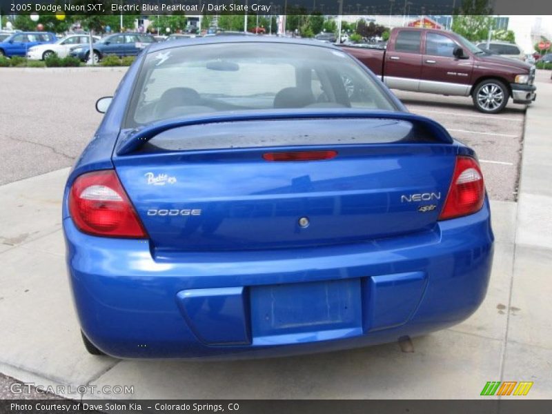 Electric Blue Pearlcoat / Dark Slate Gray 2005 Dodge Neon SXT