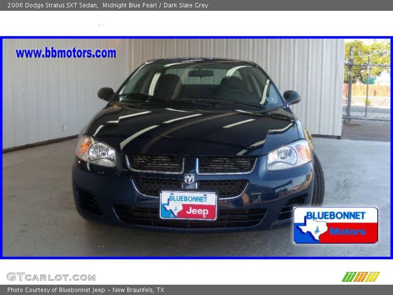 Midnight Blue Pearl / Dark Slate Grey 2006 Dodge Stratus SXT Sedan
