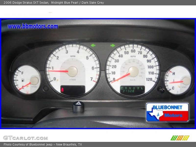 Midnight Blue Pearl / Dark Slate Grey 2006 Dodge Stratus SXT Sedan